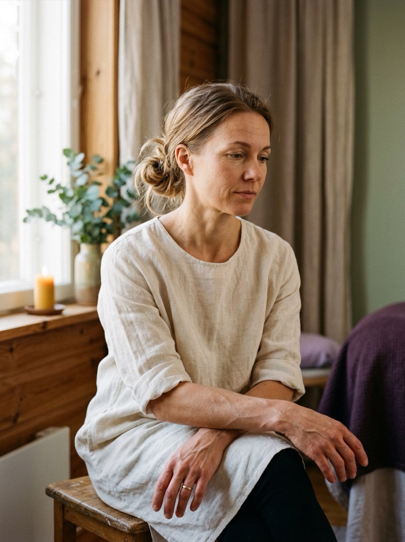 Lina, hieroja, Hengitä-studio