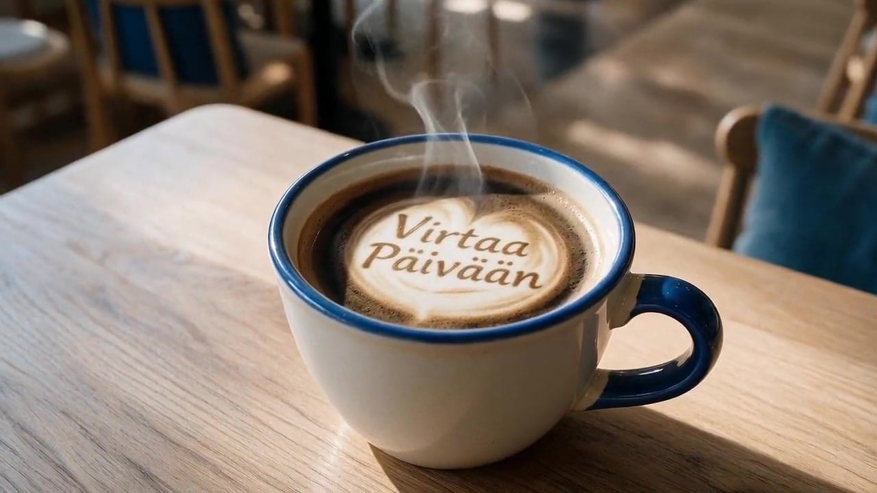 Virtaa päivään -lounaskahvilan tunnelma